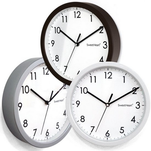 스위트하트  무소음 모던 하우스 벽시계 220