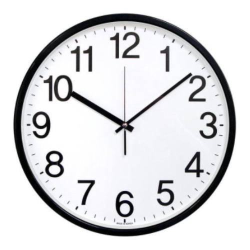 심플넘버 36cm 벽시계