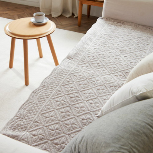 한일카페트  모던 퀼팅 극세사 워싱 소파패드 4인용