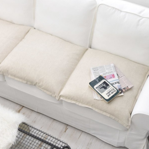 휴디자인 벨라이프 린넨 핸디라인 양면 방석 겸 소파패드 4인용