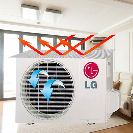 에어컨 실외기용 열차단성 냉각필름 중형