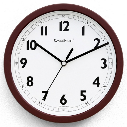 스위트하트  무소음 모던 베이직 벽시계 220