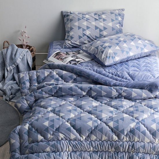 모그홈 지오 착번아웃 극세사 차렵이불 베개세트