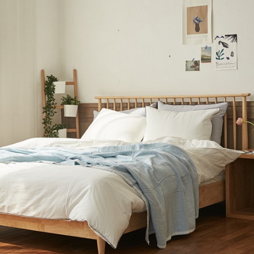 레노마홈 에플린 모달 겨울용 차렵이불 베개세트