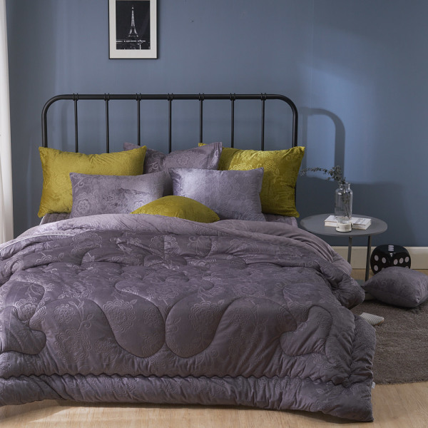 베드앤데코 블루밍 극세사 차렵 이불 베개커버세트