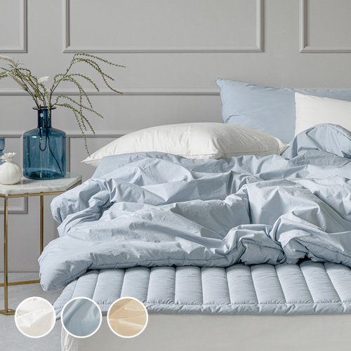 파르페 플레인 80수 고밀도 바이오워싱 호텔식 무봉제 차렵이불