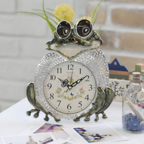 마리데코  두꺼비 탁상시계 S-GR