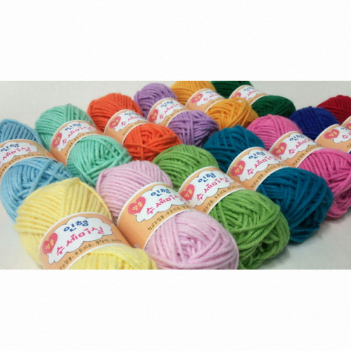 행복뜨기  명품 인형수세미실 30g