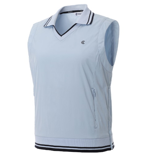 클리브랜드 서클 빅로고 V카라넥 베스트 CGWVT33712BL