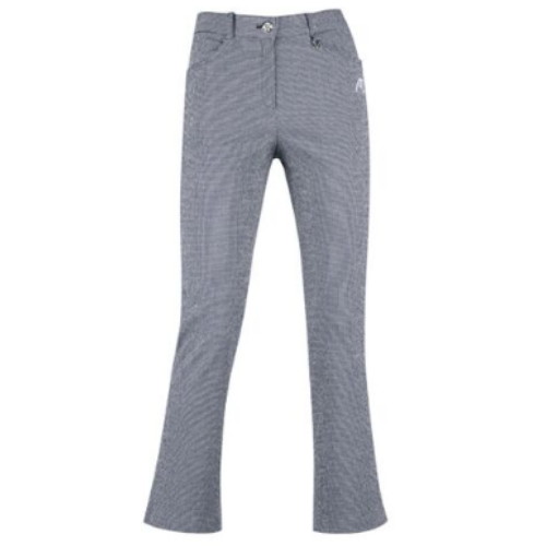 럭스골프  잔체크 슬릿 골프바지 YD3M214