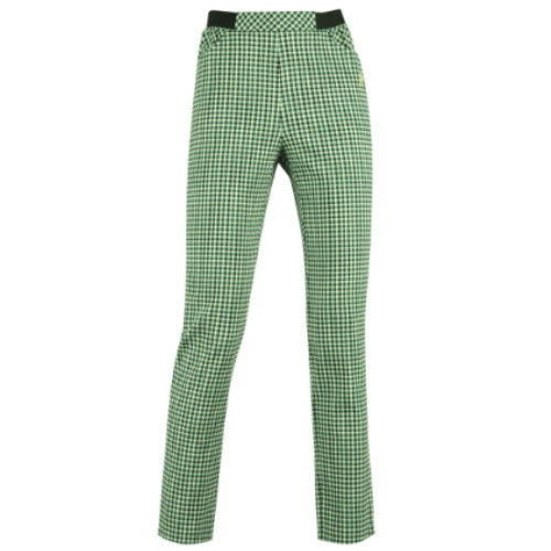 럭스골프  체크 밴딩 스판 골프바지 YD3M208