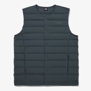 노스페이스  기본 오리털 조끼 튜브 다운 덕다운 라운드넥 베스트 NV1DP72C