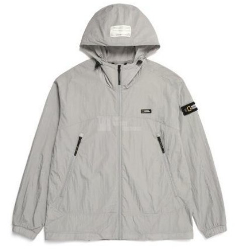 내셔널지오그래픽 우븐 후디 트레이닝 자켓 N231UFT903