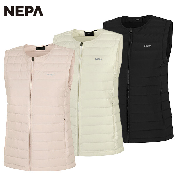 네파 조끼 다운베스트 무봉제 튜브 경량 구스조끼 베스트 7J61361