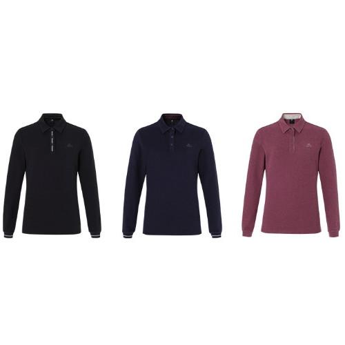 밀레골프 여성 컴포트 기모 카라티셔츠 3종세트