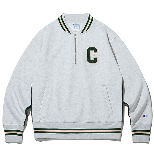 챔피온 12 oz 리버스 위브 하프집 트랙 자켓 CKJA2F008G2