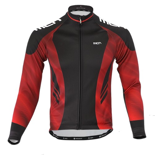 MCN  메탈릭레드 기모 긴팔져지 CJL-8012-METALIC RED