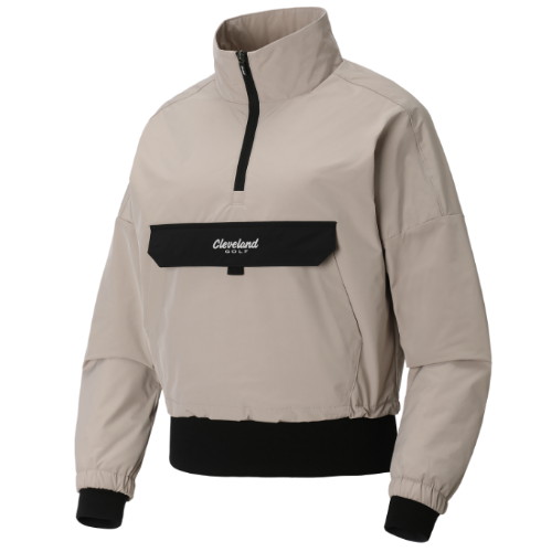 클리브랜드  세미오버핏 밑단밴딩 아노락 점퍼 CGWJK33700BE