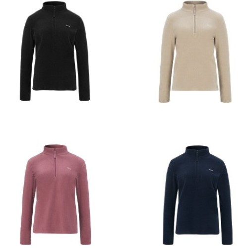 르까프  여성 코지 플리스 집업티셔츠 4종 세트