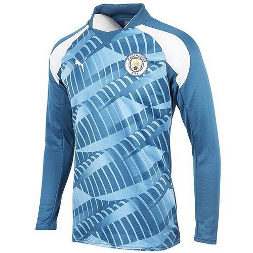 푸마  MCFC 맨체스터 시티 FC 프리매치 긴팔 스? 탑 772845-10