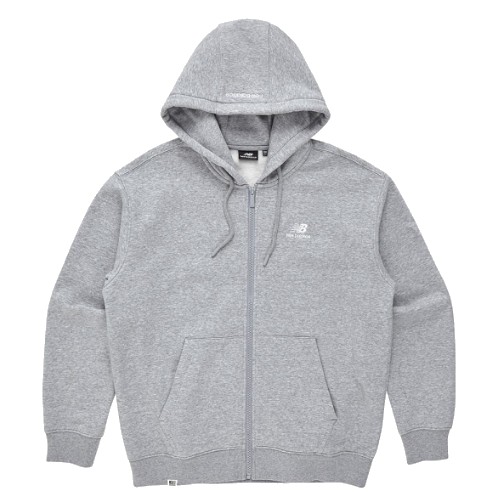 뉴발란스  에센셜 기모 스몰로고 후드집업 NBMDC41033