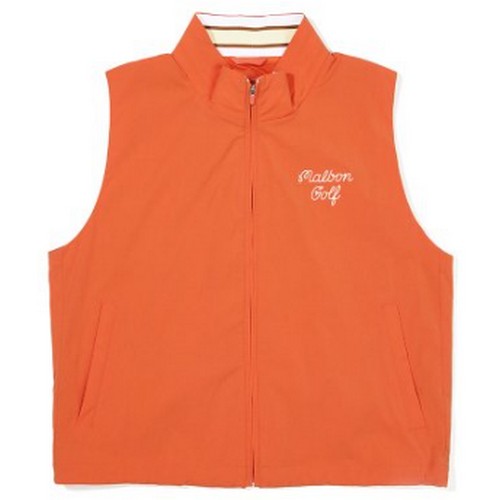 말본골프 백 버킷 우븐 풀집업 베스트 M3322PVT12ORG