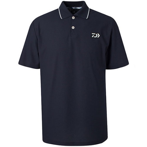 다이와  드라이 스트레치 메탈릭 로고 숏슬리브 폴로 DE-5809K