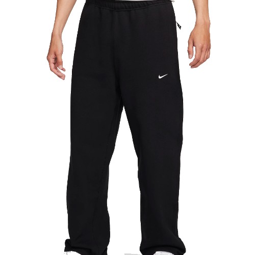 나이키 스우시 오픈 헴 플리스 팬츠 FN3343-010