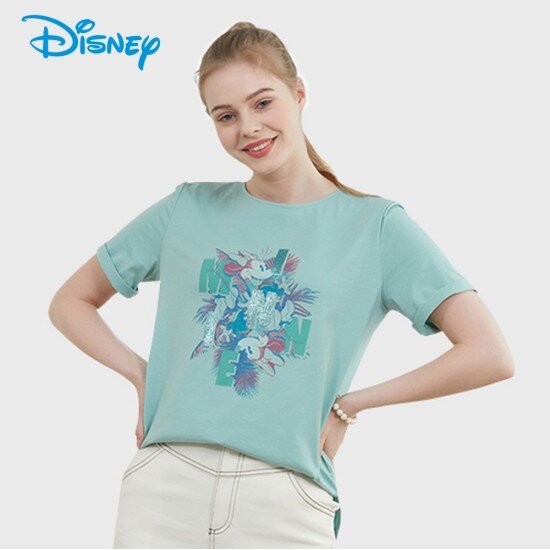 디즈니골프 세미보트넥 반팔 티셔츠 HL2LTS096