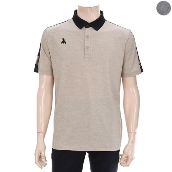 디즈니골프  카라 배색 구피 포인트 반팔 카라티셔츠 DM2MTS034