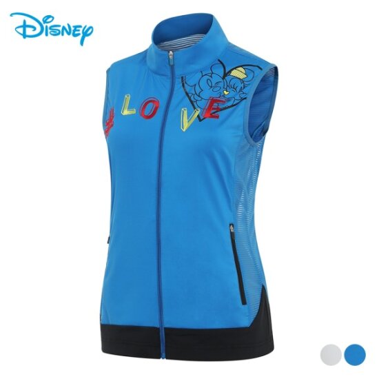 디즈니골프 자수포인트 집업 베스트 DK2LWV030