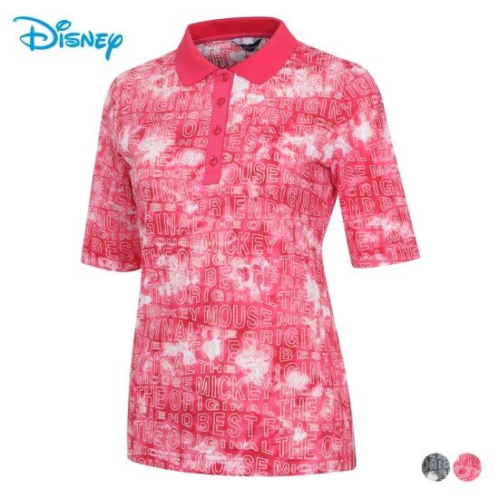디즈니골프  로고 포인트 카라 티셔츠 DK2LTS036