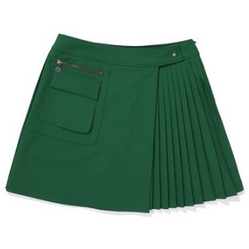 말본골프  카고 하프 플리츠 스커트 M2322PSK16GRN