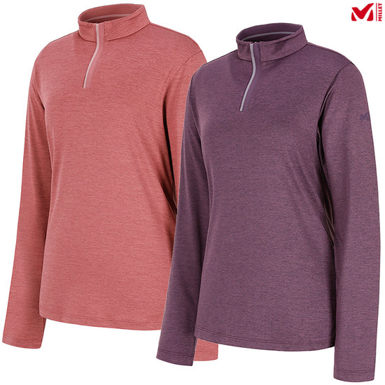 밀레(MILLET) 쉘르S 집업 티셔츠 MVSFT802