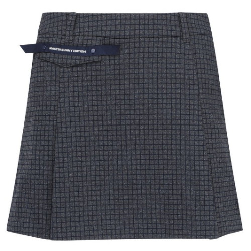 마스터바니에디션  체크 플리츠 큐롯 기모 스커트 421C4PC368