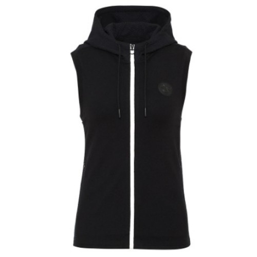 JDX골프 JDX 프릴 자카드 패치 니트 베스트 X2SVU7373BK