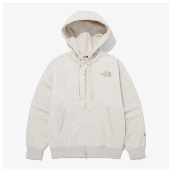 노스페이스  화이트라벨 보니 브러쉬드 후드 집업 NJ5JP52J