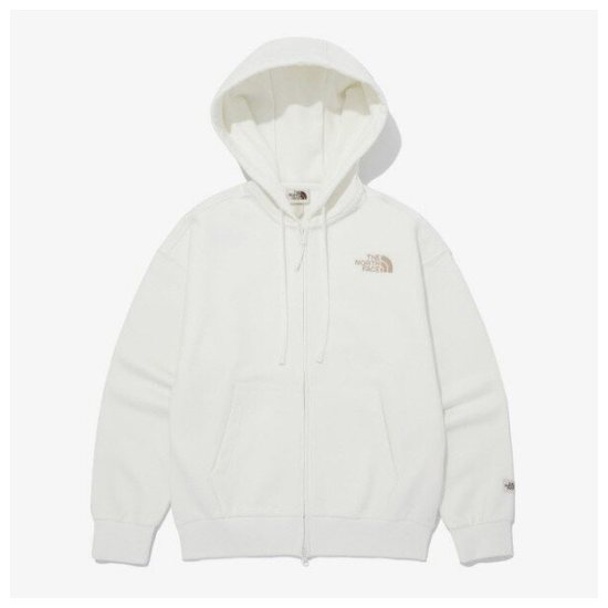 노스페이스  화이트라벨 보니 브러쉬드 후드 집업 NJ5JP52L