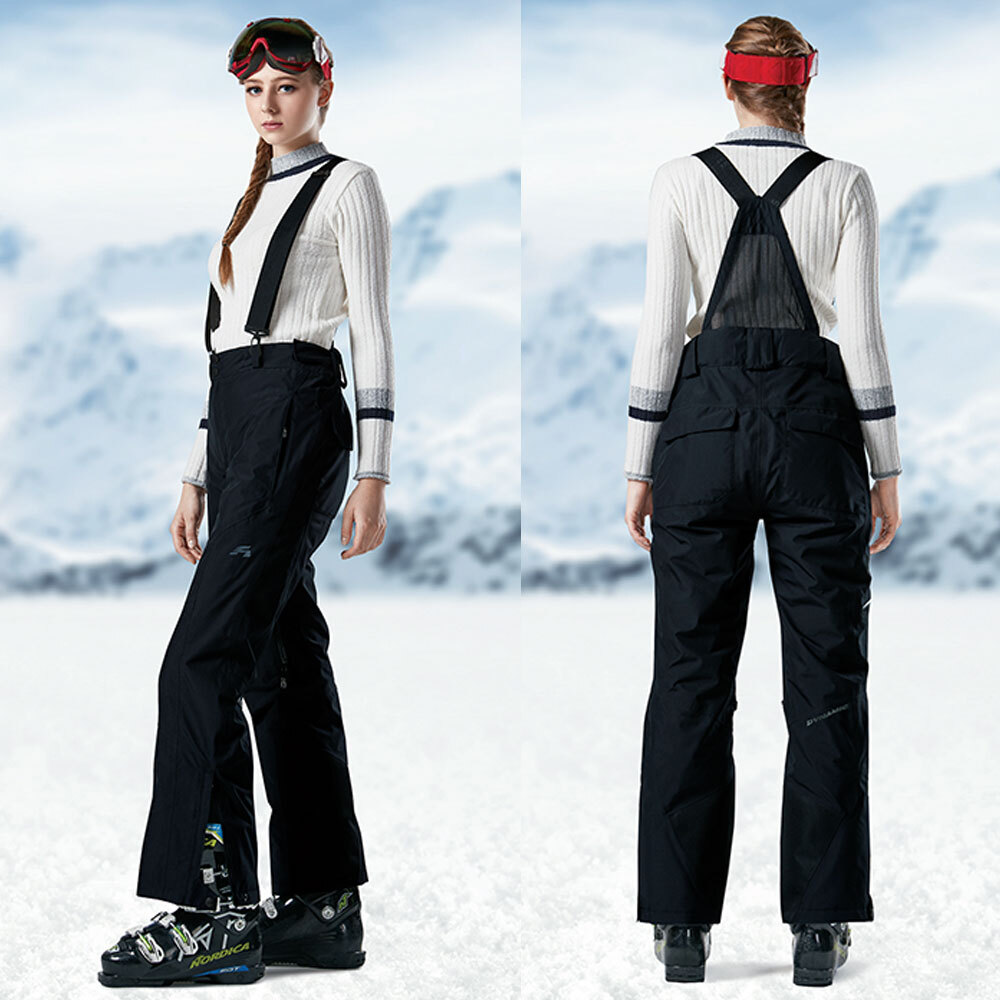 푸조  방풍 방수 코팅 벤틸 멜빵 탈부착 스키 보드 팬츠 FZ906-1