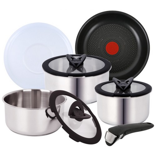 테팔  스마트아웃도어 매직핸즈 스텐 캠핑세트 9p