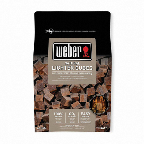 웨버  내츄럴 라이터 큐브 48개입