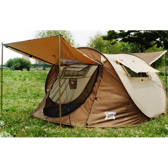캠프365  2SEC 원터치 팝업 자동 그늘막텐트 4인용