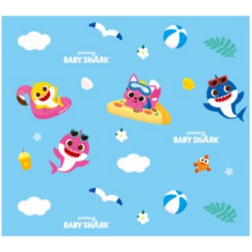 두리산업  핑크퐁 아기상어 피크닉매트 키즈 (90x80)