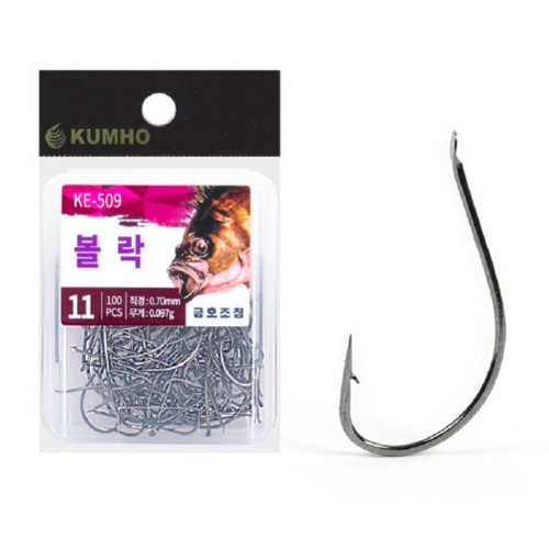 금호조침  KE-509 볼락 덕용 바늘 블랙니켈