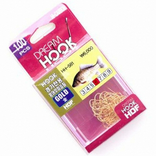 HDF  HH-581 드림훅 경기전용 붕어 무미늘침 100