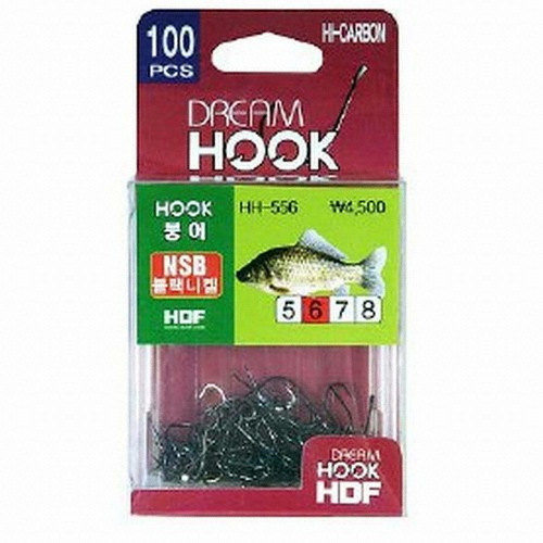 HDF  HH-556 NSB 블랙니켈 붕어바늘