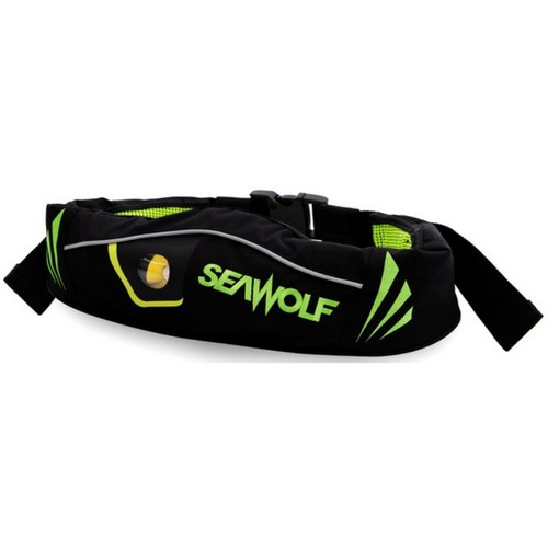 씨울프  HS-W03 허리벨트형 자동 팽창식 구명조끼 블랙