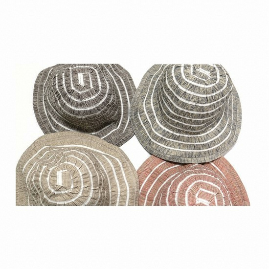 제이크로우  쿨코튼 스트라이프 와이어 챙모자 JCC18S-OXRIC13