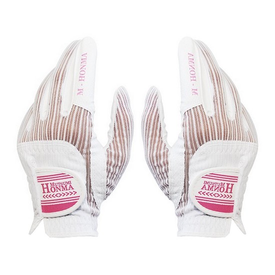 무쯔미혼마  에어메쉬 합피 여성용 골프장갑 양손