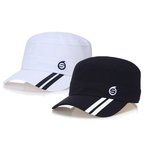 썬더랜드  와플 투톤 배색 군모스타일 모자 16821CP02